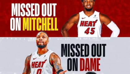 一无所获！近年热火接连错过KD/米切尔/利拉德/字母哥 曾三次追KD