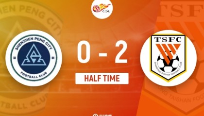 pp模拟器-半场-泰山暂2-0新鹏城 李小恒处子球瓦科连续4场破门 谢文能造2球